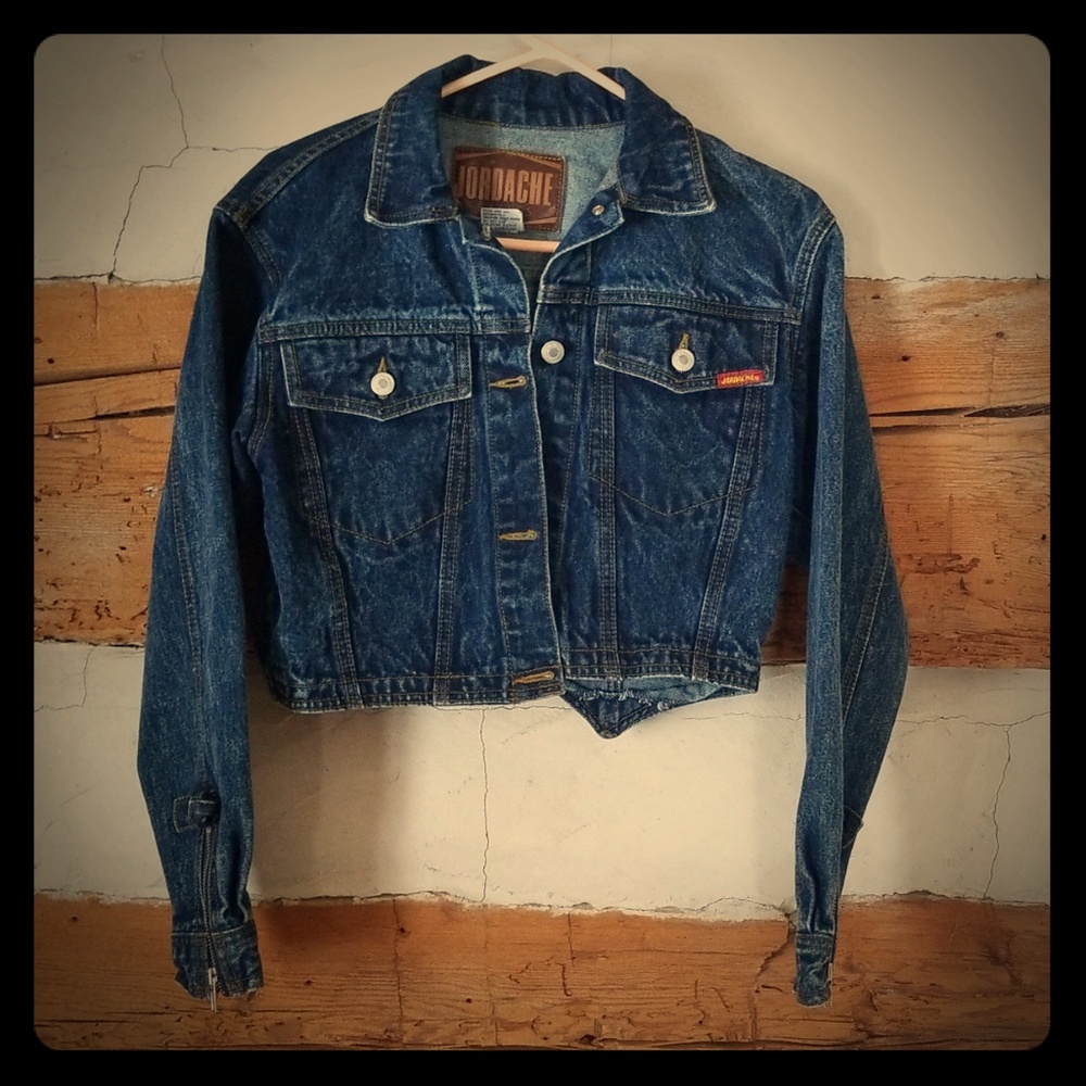 Vintage crop Jean Jacket
